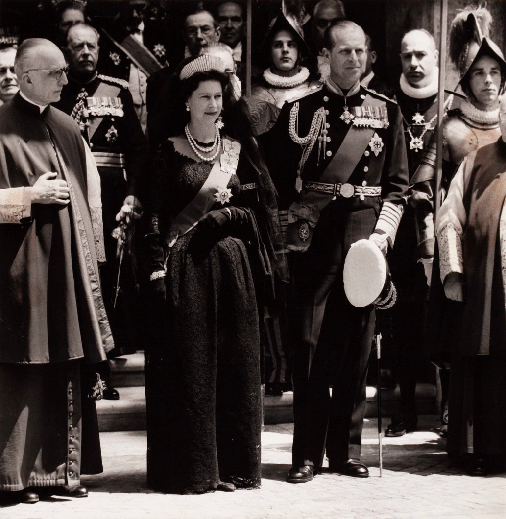 Queen Elizabeth II. und der Duke of Edinburgh zu Besuch bei Papst Johannes XXIII, Italien, Vatikan, 1961 | OstLicht Vintage Photo Sale