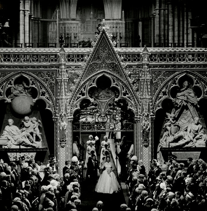 Hochzeit von Princess Margaret & Lord Snowdon (Antony Armstrong-Jones), Westminster Abbey, 6. Mai 1960  | OstLicht Vintage Photo Sale